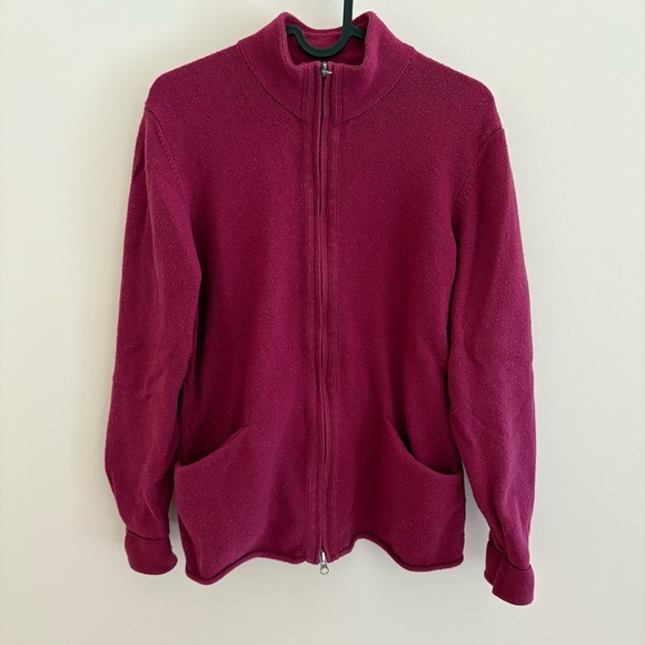 Title Nine Wool Blend Zip Up Sweater - Picture 1 of 8